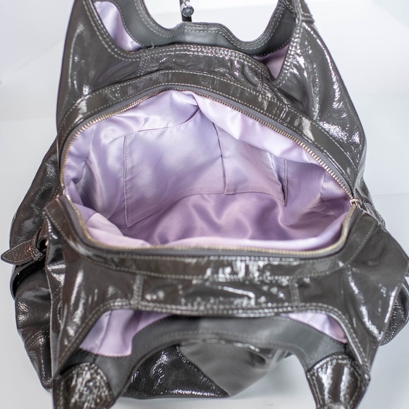 Coach Madison Patent Leather Maggie Hobo + Wallet - Picture 8 of 8